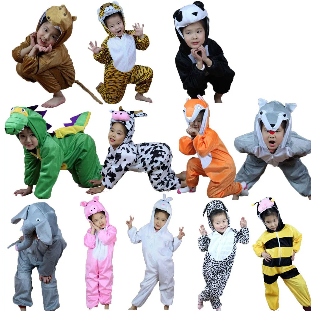 Children Kids Animal Costume Tiger Elephant Milk Animals Performance Jumpsuit for Boy Girl Cosplay Halloween
Children Kids Animal Costume Tiger Elephant Milk Animals Performance Jumpsuit for Boy Girl Cosplay Halloween