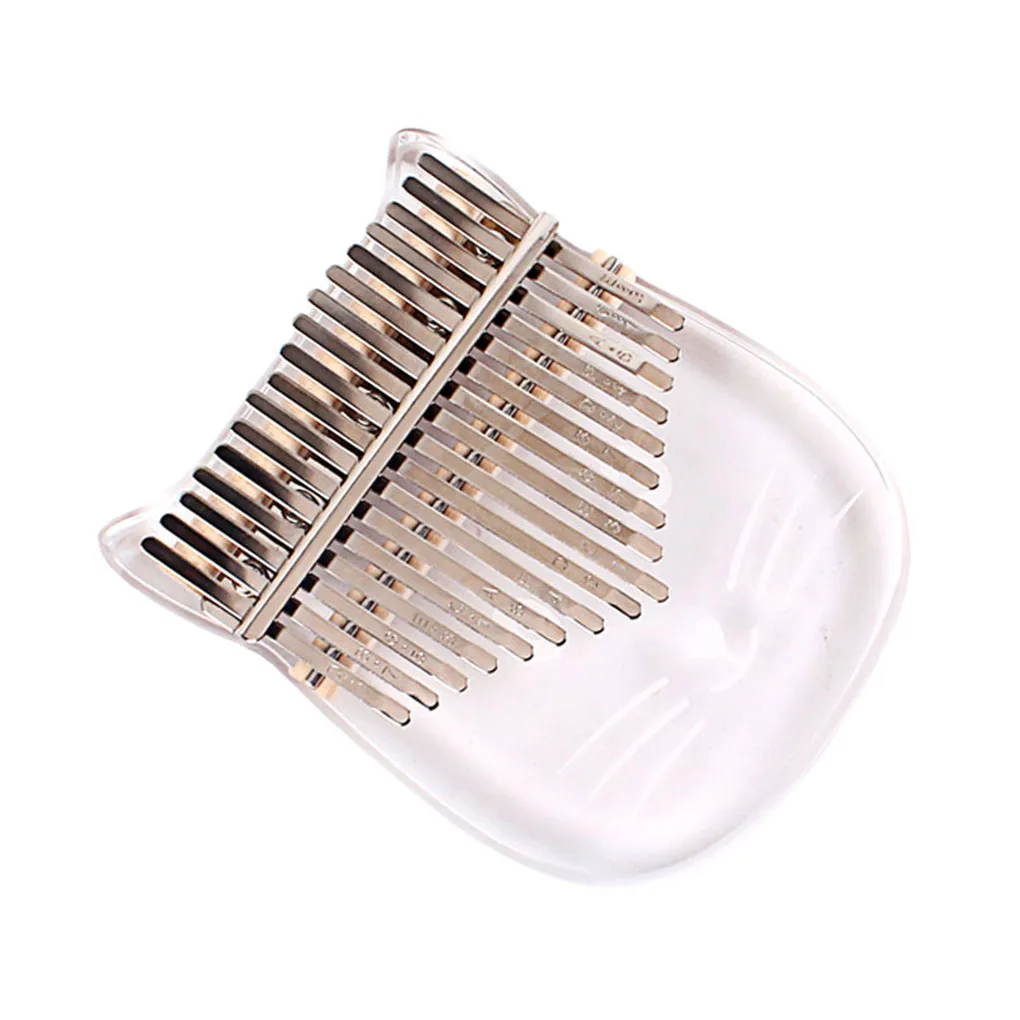 17-key Kalimba Music Instrument Prop Transparent Fingers Pianos Small Size Adults Thumb Piano Percussion Instrument
17-key Kalimba Music Instrument Prop Transparent Fingers Pianos Small Size Adults Thumb Piano Percussion Instrument