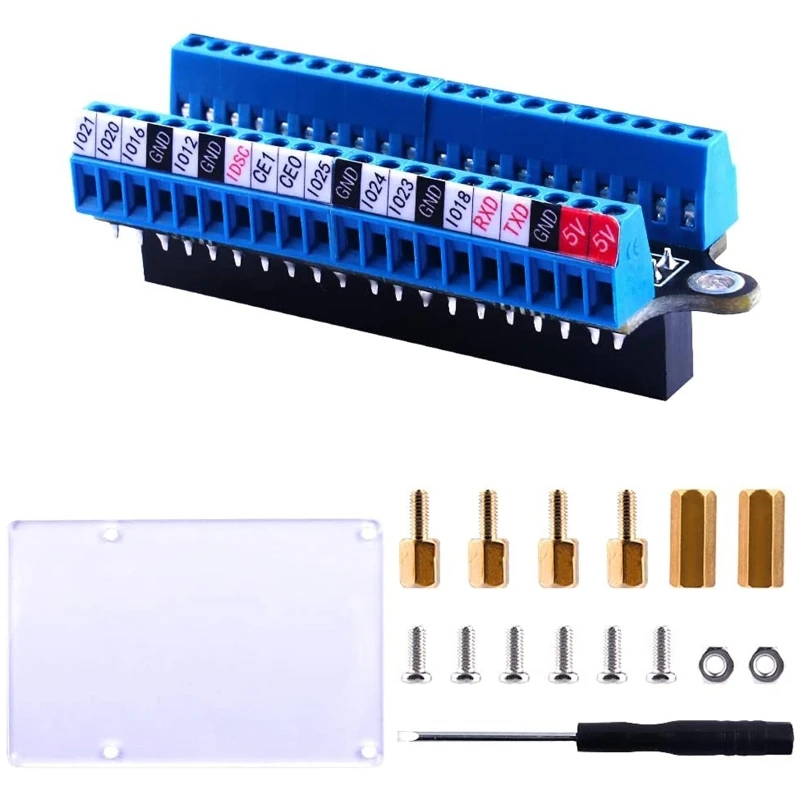 for Raspberry Pi Micro GPIO Terminal Block Breakout Board Module Expansion Board Micro Connector for Raspberry Pi 4B/3B+
for Raspberry Pi Micro GPIO Terminal Block Breakout Board Module Expansion Board Micro Connector for Raspberry Pi 4B/3B+