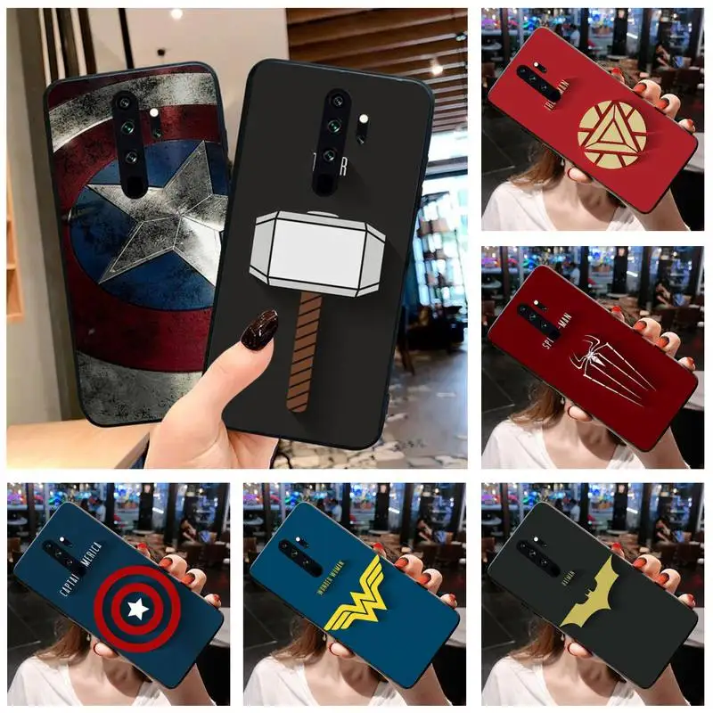 Bandai Marvel DC Hero Weapon Logo Phone Case Silicone soft for Redmi 9A 8A Note 11 10 9 8 8T Redmi 9 K20 K30 K40 Pro Max
Bandai Marvel DC Hero Weapon Logo Phone Case Silicone soft for Redmi 9A 8A Note 11 10 9 8 8T Redmi 9 K20 K30 K40 Pro Max