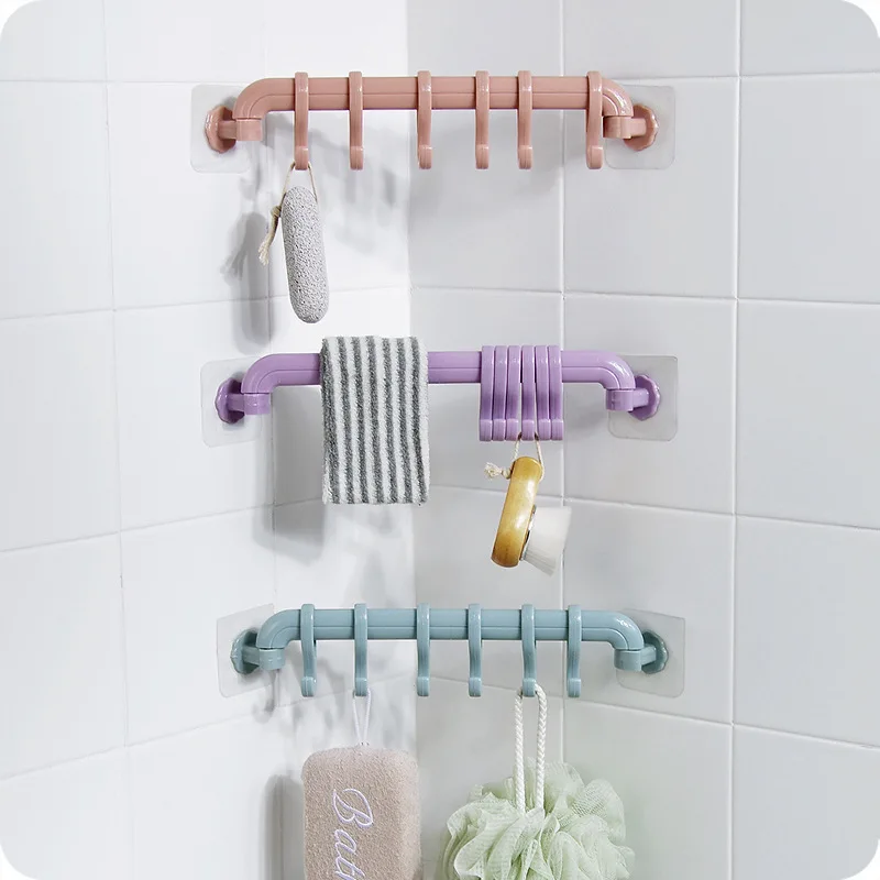 Plastic Wall Mounted Self-adhesive Hook Hanger towel holder corner shelf organizer Wall Rails Towel storage Rack
Plastic Wall Mounted Self-adhesive Hook Hanger towel holder corner shelf organizer Wall Rails Towel storage Rack