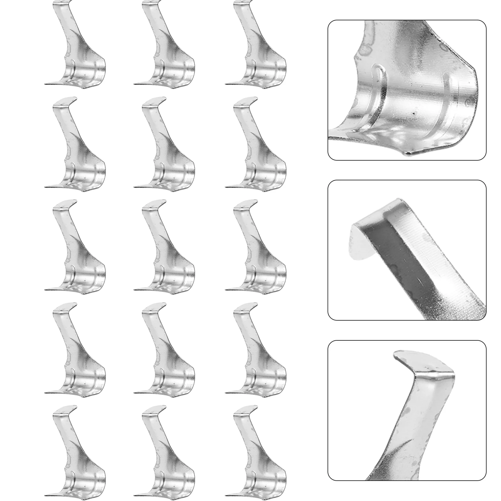 50 pcs Metal Picture Rail Hooks S-shape Picture Rail Hooks Heavy Duty Picture Molding Hooks
50 pcs Metal Picture Rail Hooks S-shape Picture Rail Hooks Heavy Duty Picture Molding Hooks