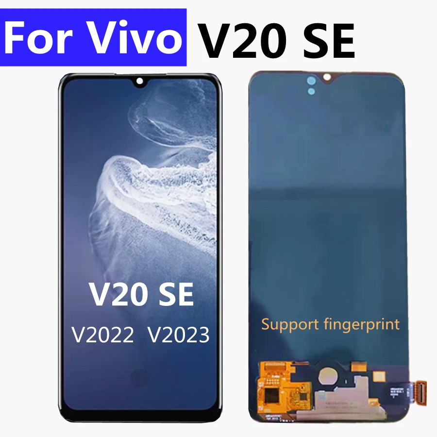 ЖК-дисплей AMOLED 6,44 дюйма для Vivo V20 SE V2022 V2023, сменный кодирующий преобразователь сенсорного экрана в сборе для vivo V20SE v20 se, ЖК-дисплей
ЖК-дисплей AMOLED 6,44 дюйма для Vivo V20 SE V2022 V2023, сменный кодирующий преобразователь сенсорного экрана в сборе для vivo V20SE v20 se, ЖК-дисплей