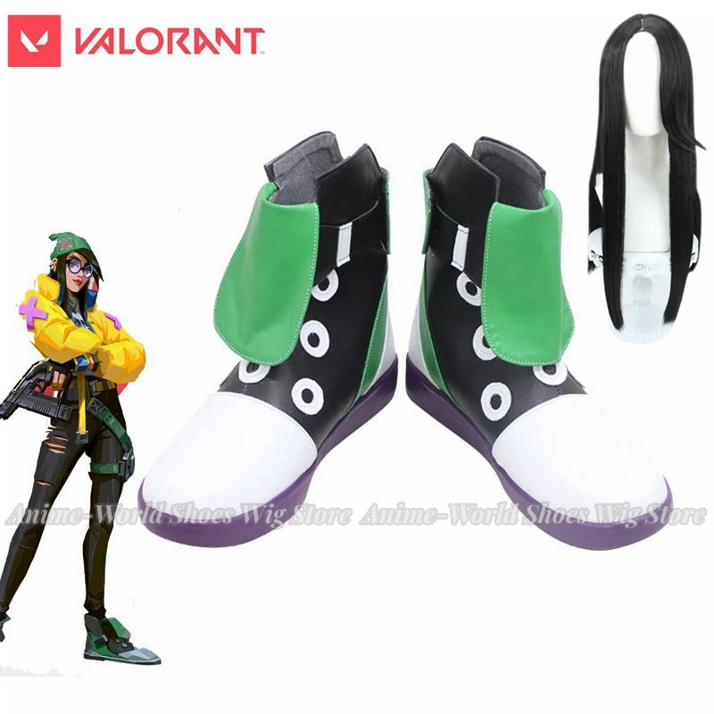 Обувь для косплея Killjoy, реквизит для косплея VALORANT, искусственная обувь для Хэллоуина, искусственный парик, изготовленный на заказ 
Обувь для косплея Killjoy, реквизит для косплея VALORANT, искусственная обувь для Хэллоуина, искусственный парик, изготовленный на заказ