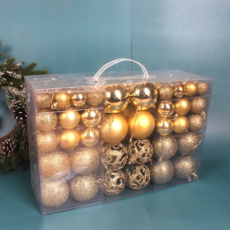 100pcs 1box Christmas Balls Christmas Tree Ornaments Ball Xmas Hanging Tree Pendants Home Party Decor 2023 New Year Gift Noel
100pcs 1box Christmas Balls Christmas Tree Ornaments Ball Xmas Hanging Tree Pendants Home Party Decor 2023 New Year Gift Noel