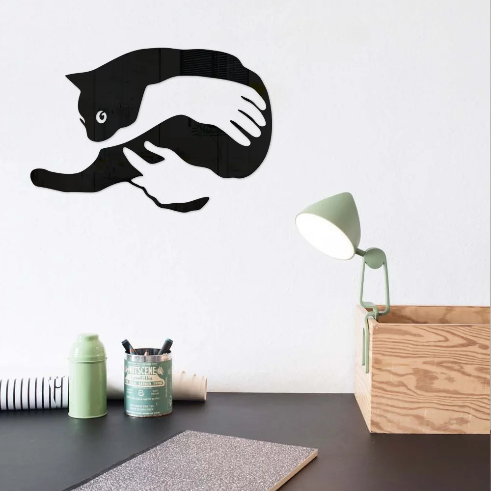 Cat Lovers Bedroom Wall Sticker Decorative Vinyls for Walls Adhesive Mirror Stickers Home Decoration Accessories Wall Decor DIY
Cat Lovers Bedroom Wall Sticker Decorative Vinyls for Walls Adhesive Mirror Stickers Home Decoration Accessories Wall Decor DIY
