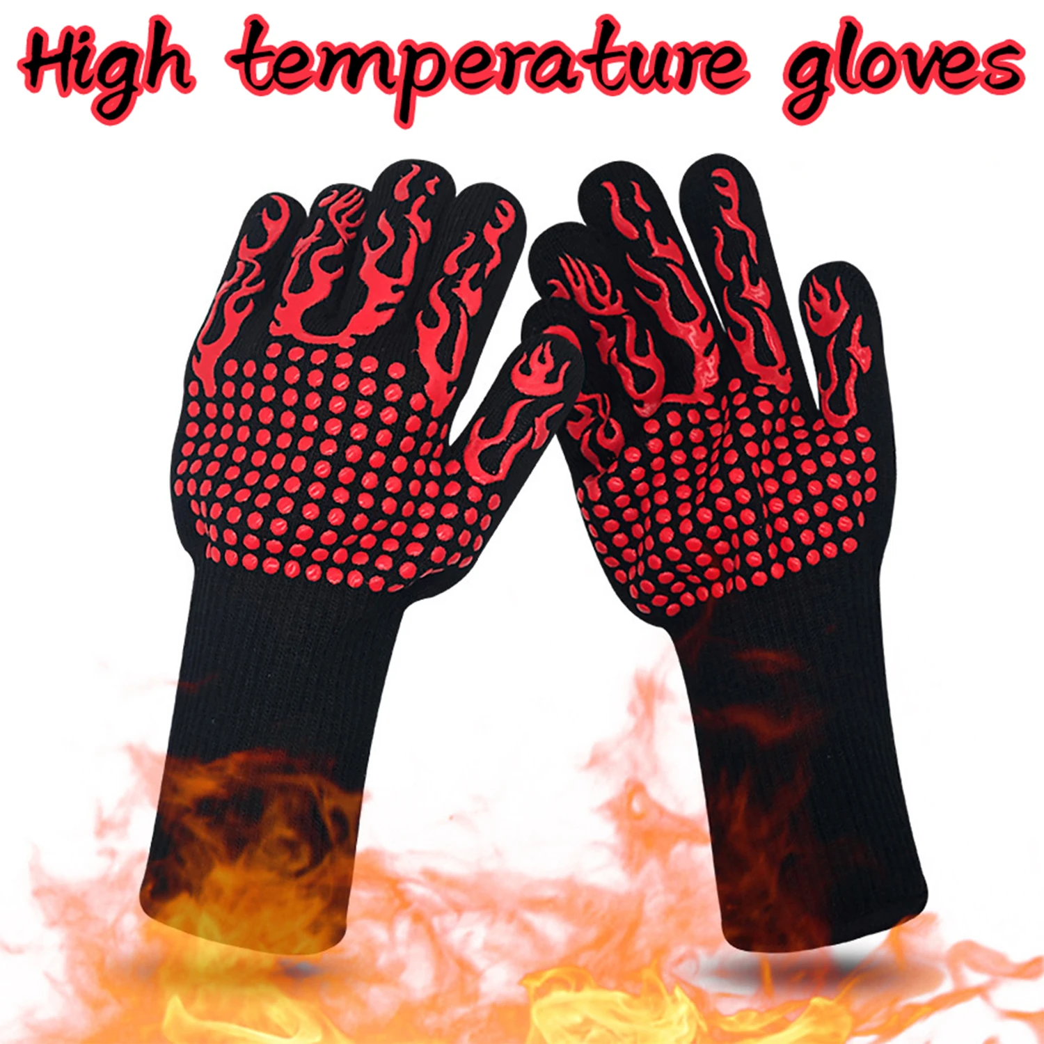 Fireproof barbecue heat insulation microwave oven gloves New 500 800 degree barbecue gloves High temperature oven gloves
Fireproof barbecue heat insulation microwave oven gloves New 500 800 degree barbecue gloves High temperature oven gloves