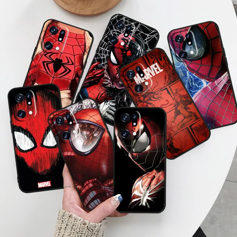 Marvel Funny Spiderman For OPPO Find X5 X3 X2 Neo Reno 7 6 5 Lite Pro 4Z 4G 5G Silicone Soft TPU Black Phone Case Cover 
Marvel Funny Spiderman For OPPO Find X5 X3 X2 Neo Reno 7 6 5 Lite Pro 4Z 4G 5G Silicone Soft TPU Black Phone Case Cover