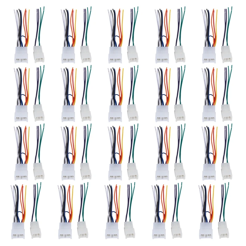 20X Ta02b Wire Harness To Connect An Aftermarket Stereo Receiver For Select 1984-Up Toyota Vehicles
20X Ta02b Wire Harness To Connect An Aftermarket Stereo Receiver For Select 1984-Up Toyota Vehicles
