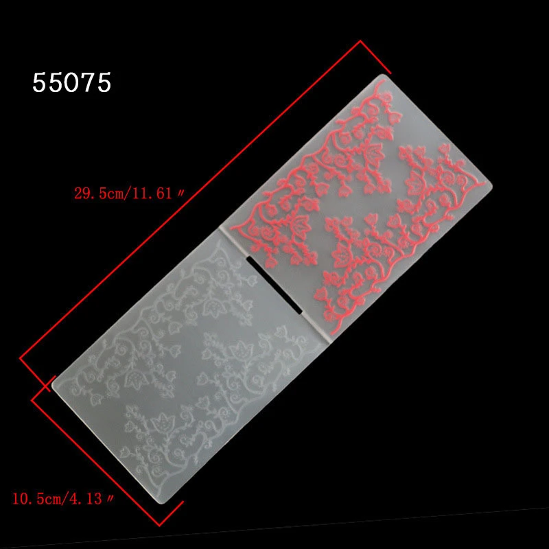 Flower vine Plastic Embossing folders Background Template for DIY Scrapbooking Crafts Making Photo Album Card Holiday Decoration
Flower vine Plastic Embossing folders Background Template for DIY Scrapbooking Crafts Making Photo Album Card Holiday Decoration