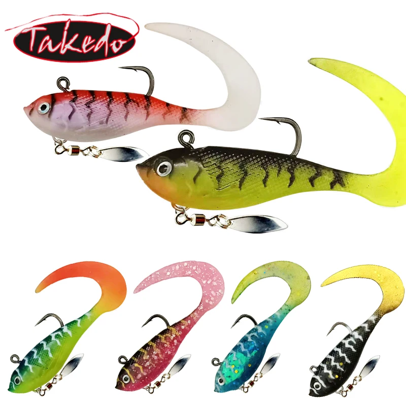 TAKEDO JY49 6.5cm 7g Fishing Bait Lead Rigged Soft Lure Lead Head Fish Sea Trout Swimbait jig salt water Lead Rigged
TAKEDO JY49 6.5cm 7g Fishing Bait Lead Rigged Soft Lure Lead Head Fish Sea Trout Swimbait jig salt water Lead Rigged