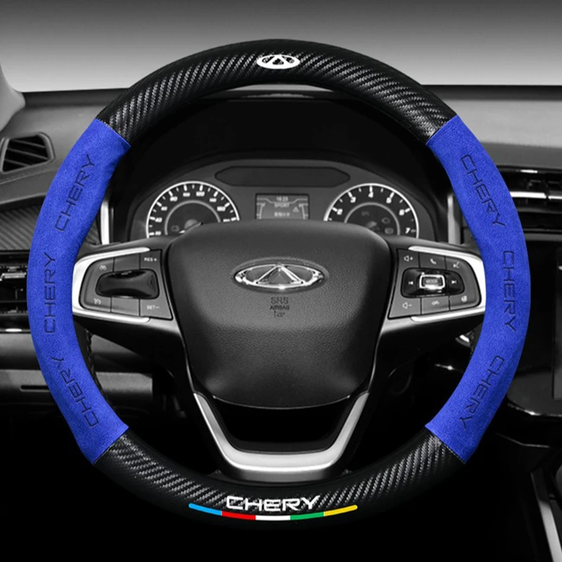 For Chery Tiggo 8 6 7 Pro A1 A3 A5 QQ KIMO INDIS EQ7 X70Plus X70S X90 X9 GX Suede Carbon Fiber Non-Slip Car Steering Wheel Cover
For Chery Tiggo 8 6 7 Pro A1 A3 A5 QQ KIMO INDIS EQ7 X70Plus X70S X90 X9 GX Suede Carbon Fiber Non-Slip Car Steering Wheel Cover