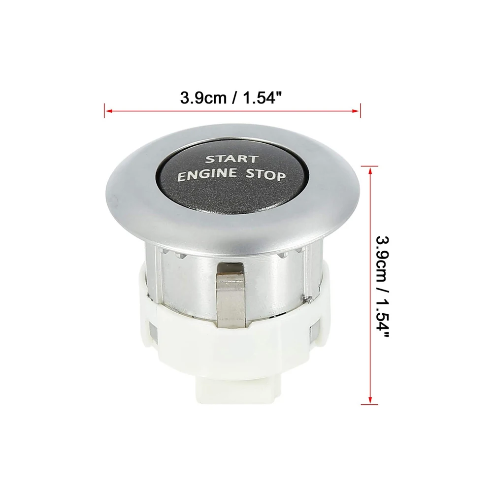 Engine Switch Button Start Stop Switch Black+Silver Button Switch Engine Start Stop LR014015 ABS Plastic Durable
Engine Switch Button Start Stop Switch Black+Silver Button Switch Engine Start Stop LR014015 ABS Plastic Durable
