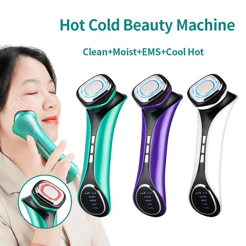 4 In 1 Hot Cold Facial Massager EMS Face Lifting Device Light Therapy Skin Rejuvenation Anti Aging Wrinkle Pore Shrink Cleaning
4 In 1 Hot Cold Facial Massager EMS Face Lifting Device Light Therapy Skin Rejuvenation Anti Aging Wrinkle Pore Shrink Cleaning