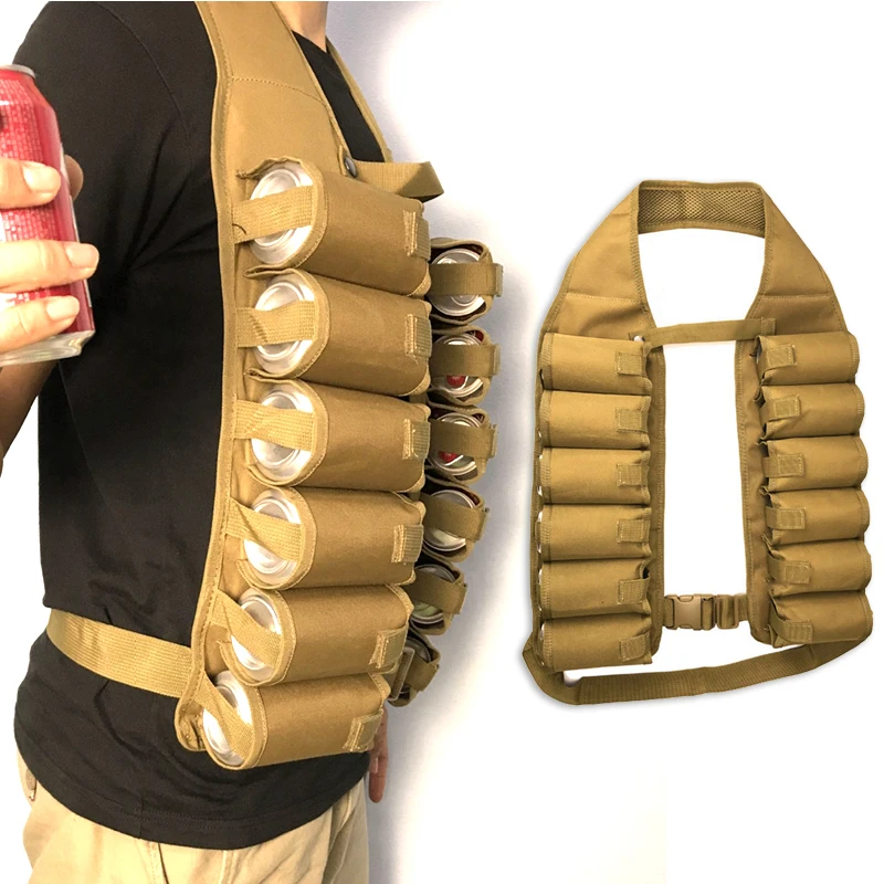 Beer Bandolier Stand with 12 Pack Beverage Vest Beer Holster Soda Belt Holster Insulated Inside Wallet for Climbing Camping BBQ
Beer Bandolier Stand with 12 Pack Beverage Vest Beer Holster Soda Belt Holster Insulated Inside Wallet for Climbing Camping BBQ