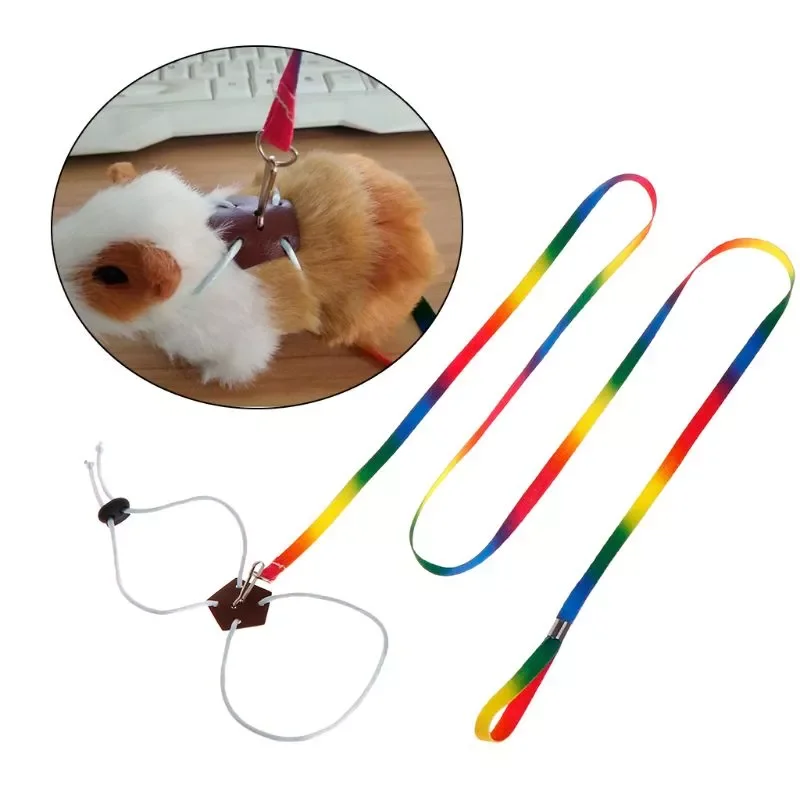 Pet Leash Small Pets Harness Hamster Rabbit Chinchilla Squirrel Outdoor Adjustable Chest Lead Rope Colorful 1.3m Long Animal Pro
Pet Leash Small Pets Harness Hamster Rabbit Chinchilla Squirrel Outdoor Adjustable Chest Lead Rope Colorful 1.3m Long Animal Pro
