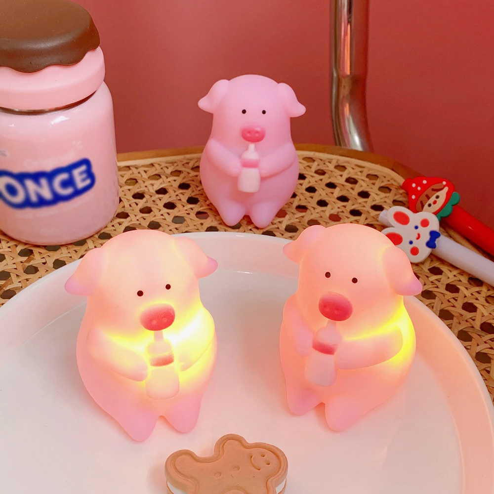LED Night Light Mini Piggy Night Lamp Bedside Battery Powered Lamp for Bedroom Desk Decoration Dormitory New Creative Gift light
LED Night Light Mini Piggy Night Lamp Bedside Battery Powered Lamp for Bedroom Desk Decoration Dormitory New Creative Gift light