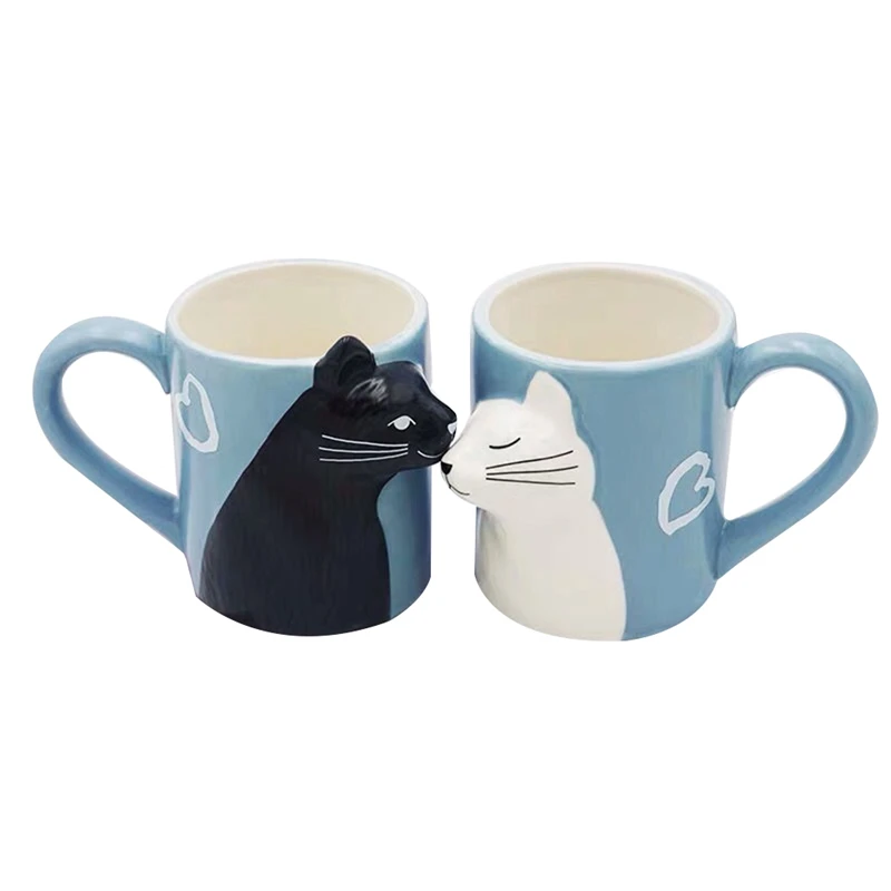 Black and White Cat Couple Cup Cute Pet Cat Pair Cup Home Decoration Water Cup Gift Set Cup
Black and White Cat Couple Cup Cute Pet Cat Pair Cup Home Decoration Water Cup Gift Set Cup