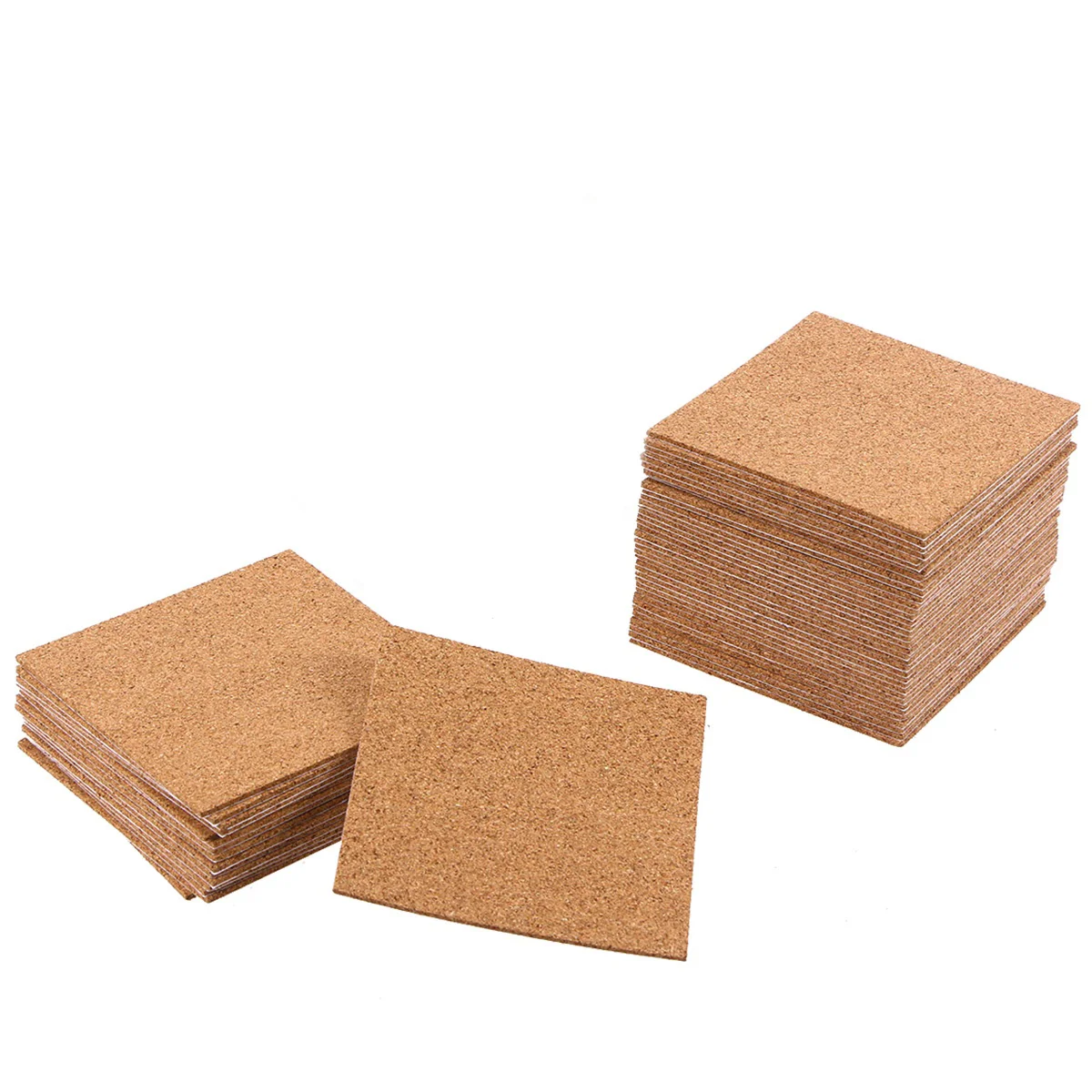 

Cork Adhesive Coasters Self Sheets Pads Cup Coaster Backing Square Mat Board Tiles Mats Squares Gasket Strip Wooden Drink Spacer