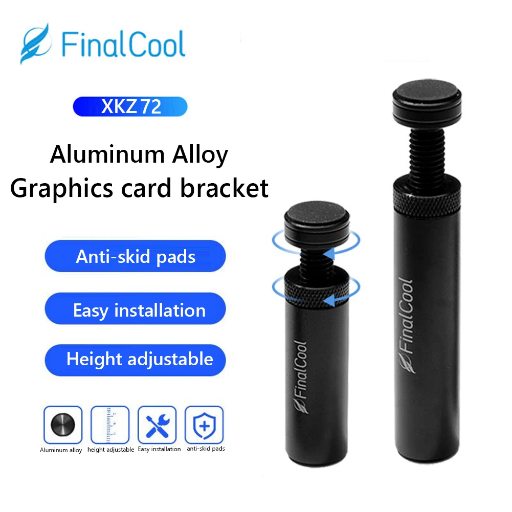 FinalCool XKZ712 Anti Slip Vertical Telescopic Video Card Holder Stand Bracket Magnetic Graphics Card Brace Support Computer
FinalCool XKZ712 Anti Slip Vertical Telescopic Video Card Holder Stand Bracket Magnetic Graphics Card Brace Support Computer