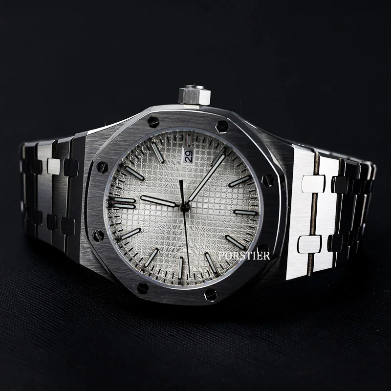 New PORSTIER Top Brand 41mm Men's Automatic Mechanical Watches luxury Sapphire Stainless Steel Waterproof Men watch reloj hombre
New PORSTIER Top Brand 41mm Men's Automatic Mechanical Watches luxury Sapphire Stainless Steel Waterproof Men watch reloj hombre