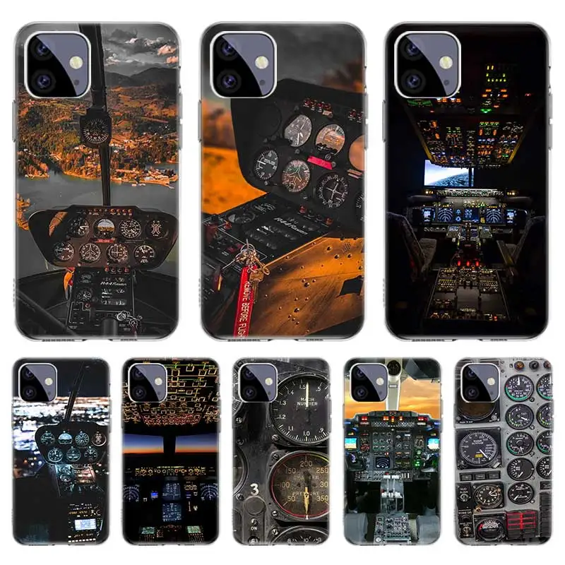 Helicopter Cockpit Instrument Case For Iphone 11 12 Pro Max 13 7 8 Plus XR XS X 12 Mini 6 6S SE 2020 SE2 Cover Shell Funda Coque
Helicopter Cockpit Instrument Case For Iphone 11 12 Pro Max 13 7 8 Plus XR XS X 12 Mini 6 6S SE 2020 SE2 Cover Shell Funda Coque