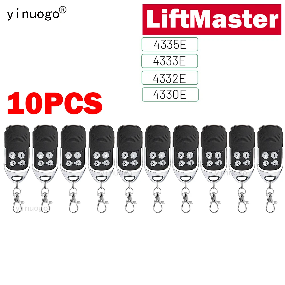 10 Pack Liftmaster 4335E 4330E 4332E 4333E 4410E Compatible Garage Door Remote Control 1A5477-1 1A5477-3 1A5097 1A5478 1A5080
10 Pack Liftmaster 4335E 4330E 4332E 4333E 4410E Compatible Garage Door Remote Control 1A5477-1 1A5477-3 1A5097 1A5478 1A5080