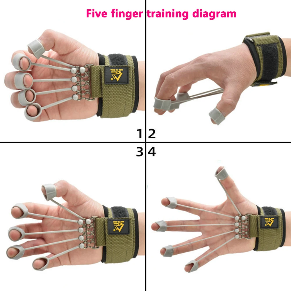 1 Set Finger Flexion Extension Training Device Rehabilite Abduction Straightener 1 Finger Trainer+5 Cots Exercise Equipment
1 Set Finger Flexion Extension Training Device Rehabilite Abduction Straightener 1 Finger Trainer+5 Cots Exercise Equipment