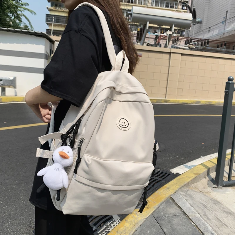 All-match Simple Women's Backpack Bag Korean Harajuku Cute Small Backpacks for Women Waterproof Nylon School Bags Ladies New 
All-match Simple Women's Backpack Bag Korean Harajuku Cute Small Backpacks for Women Waterproof Nylon School Bags Ladies New