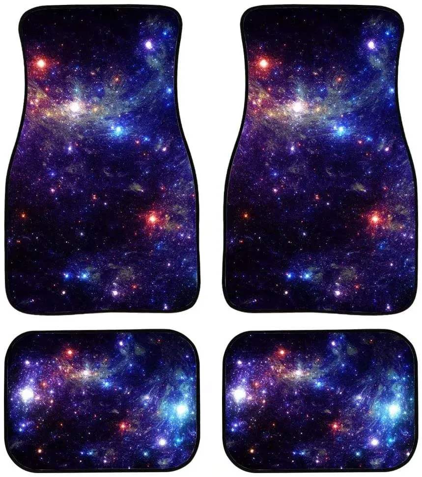 FOR U DESIGNS Universe Galaxy 4pcs All-Climate Rubber Floor Mats for Car SUV Van Truck Heavy Duty Carpet Set Thick, Odorless & A
FOR U DESIGNS Universe Galaxy 4pcs All-Climate Rubber Floor Mats for Car SUV Van Truck Heavy Duty Carpet Set Thick, Odorless & A