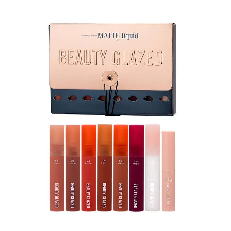 8Pcs Liquid Lipstick Suit Velvet Matte Lip Gloss Set Long-lasting Lip Makeup Kit Non-Stick Cup Natural Moisturizing Lip Balm
8Pcs Liquid Lipstick Suit Velvet Matte Lip Gloss Set Long-lasting Lip Makeup Kit Non-Stick Cup Natural Moisturizing Lip Balm