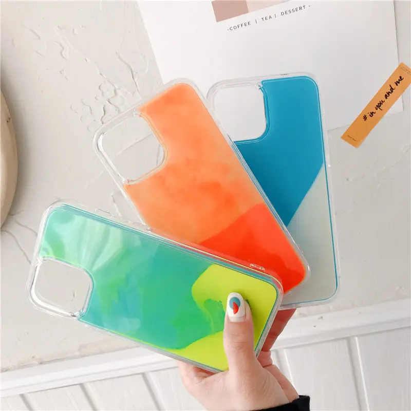 Glitter Neon Sand Phone Case For iPhone 12 11 12 Pro Max XR XS Max X 7 8 Plus 12 Mini 12Pro 12 11 Quicksand Luminous Back Cover
Glitter Neon Sand Phone Case For iPhone 12 11 12 Pro Max XR XS Max X 7 8 Plus 12 Mini 12Pro 12 11 Quicksand Luminous Back Cover