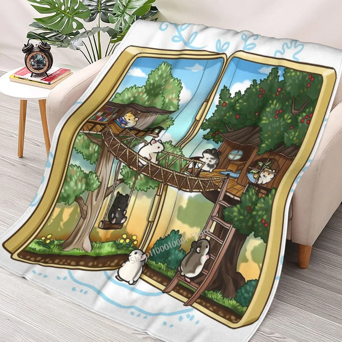 Box Treehouse Throw Blanket 3D printed sofa bedroom decorative blanket children adult Christmas gift
Box Treehouse Throw Blanket 3D printed sofa bedroom decorative blanket children adult Christmas gift