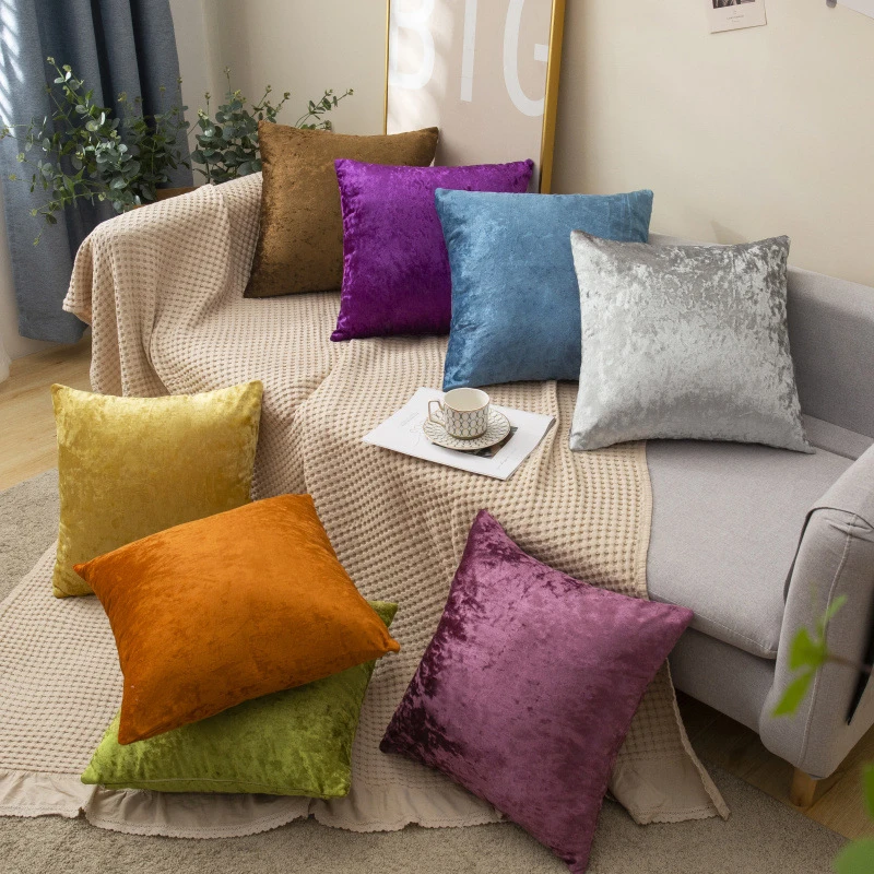 Super Soft Ice Velvet Decorative Pillow Case 45*45cm Sofa Cushion Cover Throw Pillow Cover Solid Color Car Decor Home Supplies
Super Soft Ice Velvet Decorative Pillow Case 45*45cm Sofa Cushion Cover Throw Pillow Cover Solid Color Car Decor Home Supplies