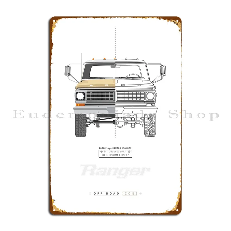 F250 Ranger Bw And Color Metal Sign Poster Bar Decoration Vintage Vintage Custom Tin Sign Poster
F250 Ranger Bw And Color Metal Sign Poster Bar Decoration Vintage Vintage Custom Tin Sign Poster