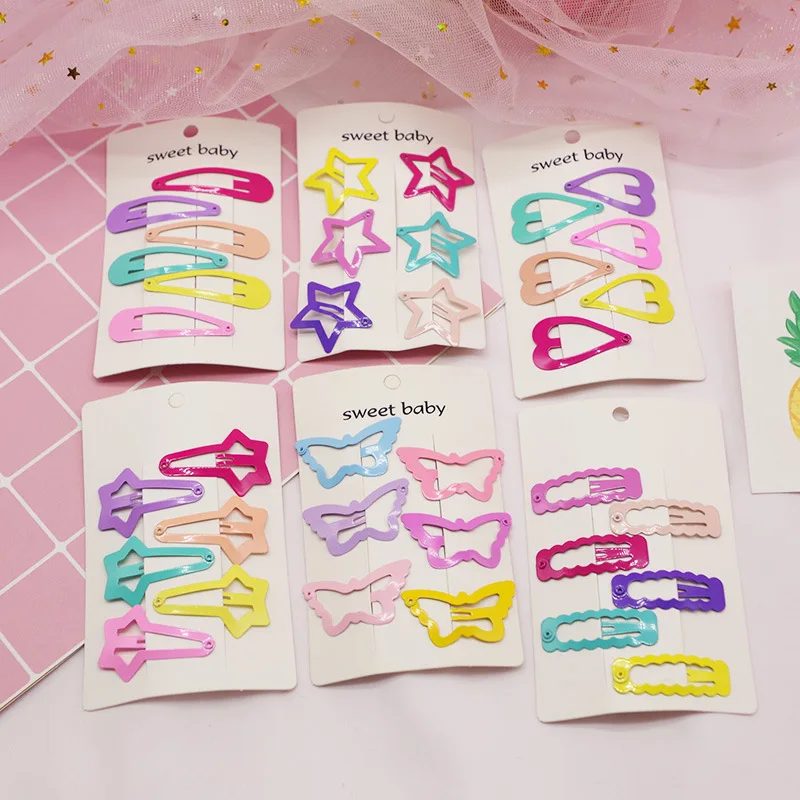 Children's Korean Version of The Girl's Heart Candy Color Bb Clip Paint Five-pointed Star Love Hairpin Sweet Hair Accessories
Children's Korean Version of The Girl's Heart Candy Color Bb Clip Paint Five-pointed Star Love Hairpin Sweet Hair Accessories