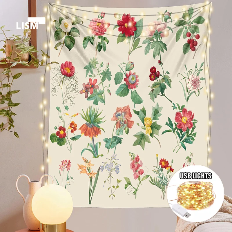 Botanical Flowers Charts Genus Tapestry Specimen Illustrative Reference Vintage Home Decoration Accessories for Living Room
Botanical Flowers Charts Genus Tapestry Specimen Illustrative Reference Vintage Home Decoration Accessories for Living Room