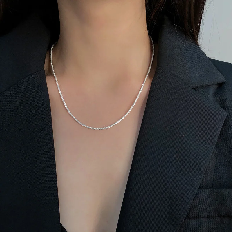 HOT Sale Fashion Simple Chain Necklace Charm Choker High Quality Chain Party Gift Fine Jewelry Women Free Shipping
HOT Sale Fashion Simple Chain Necklace Charm Choker High Quality Chain Party Gift Fine Jewelry Women Free Shipping