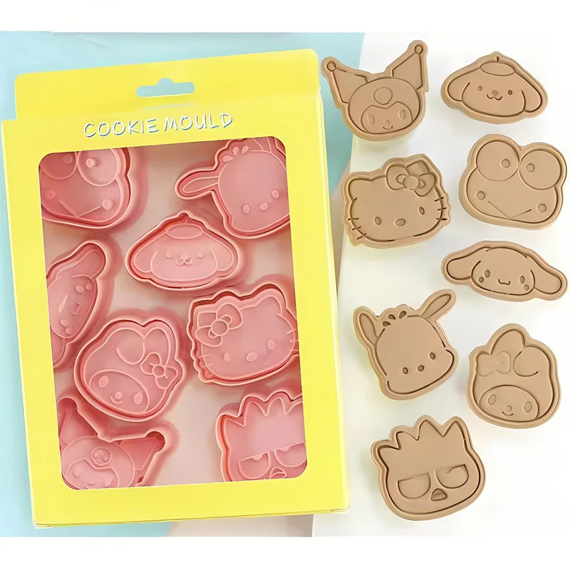 Anime Sanrio Cartoon Cookie Mold Hello Kitty Kulomi Cinnamoroll 3D Cookie Mold Kitchen Accessories Baking Tools Girls Toys Gifts
Anime Sanrio Cartoon Cookie Mold Hello Kitty Kulomi Cinnamoroll 3D Cookie Mold Kitchen Accessories Baking Tools Girls Toys Gifts