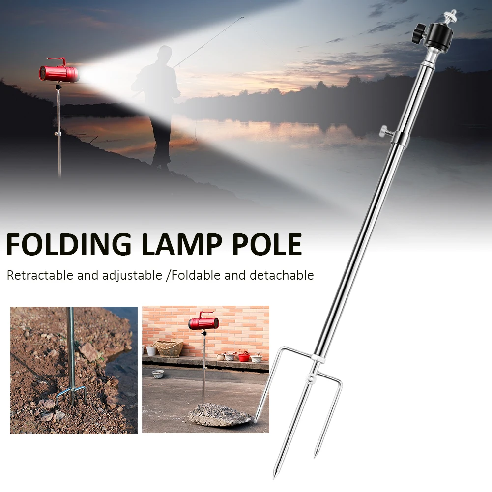 Outdoor Folding Lamp Post Pole Set Detachable Portable Lantern Hanging Light Stand Holder For Camping Fishing Accessories
Outdoor Folding Lamp Post Pole Set Detachable Portable Lantern Hanging Light Stand Holder For Camping Fishing Accessories