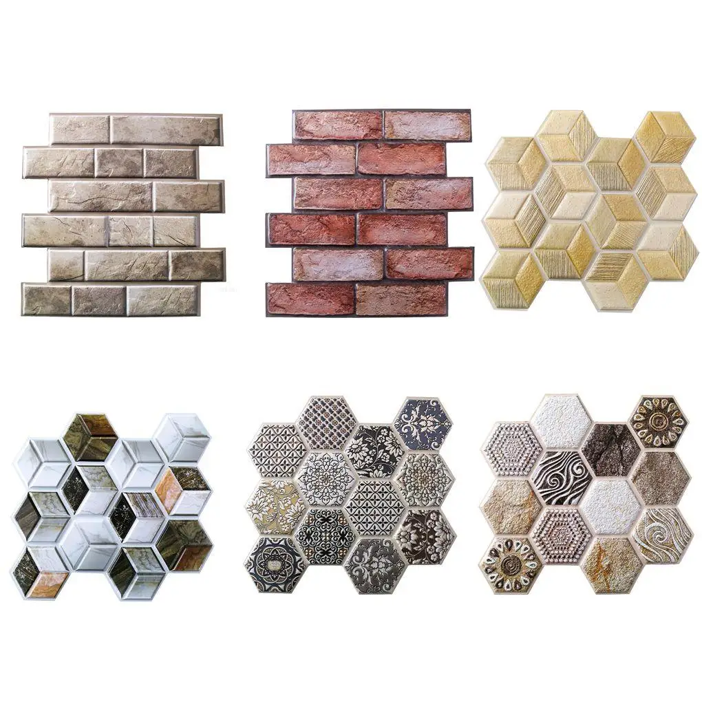 10pcs Wall Decal 3D Anti-Collision Wall Sticker Removable PVC Irregular Brick Wall Panel Art Decors
10pcs Wall Decal 3D Anti-Collision Wall Sticker Removable PVC Irregular Brick Wall Panel Art Decors