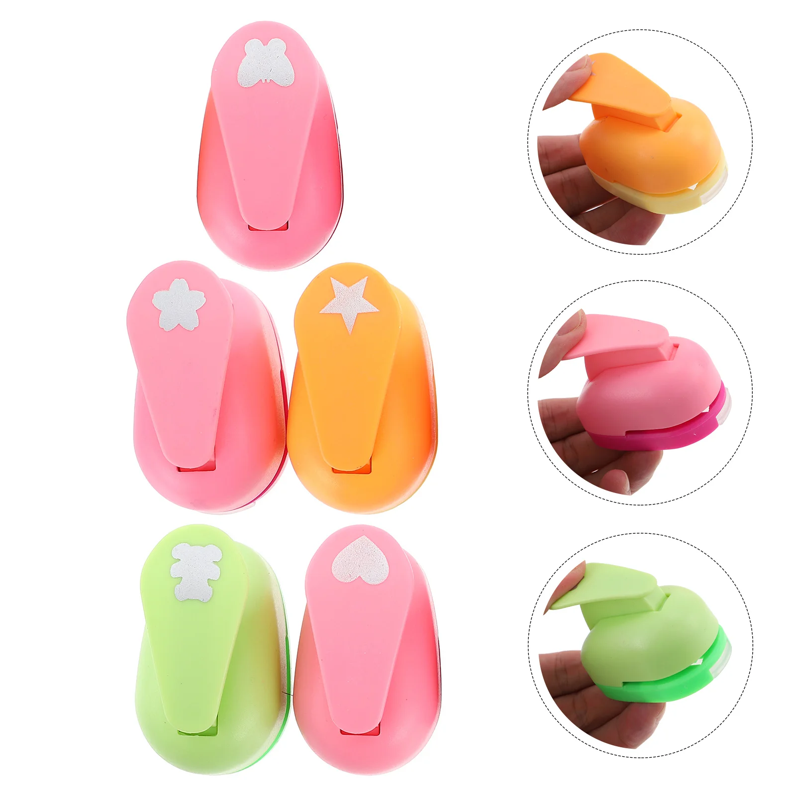 5 Pcs Paper Craft Punches Scrapbooking Punch Toy Craft Kids Hole Puncher Toys Embossing Device Handheld Paper Puncher
5 Pcs Paper Craft Punches Scrapbooking Punch Toy Craft Kids Hole Puncher Toys Embossing Device Handheld Paper Puncher