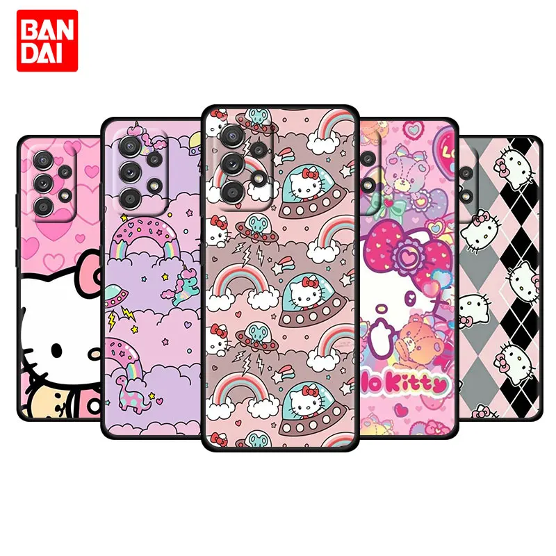 Cute Hello Kitty Anime Case for Samsung Galaxy A03 A13 A31 A50 A51 A52 A70 A71 A32 Note 20 Ultra 5G Cover Black Casing Silicone
Cute Hello Kitty Anime Case for Samsung Galaxy A03 A13 A31 A50 A51 A52 A70 A71 A32 Note 20 Ultra 5G Cover Black Casing Silicone