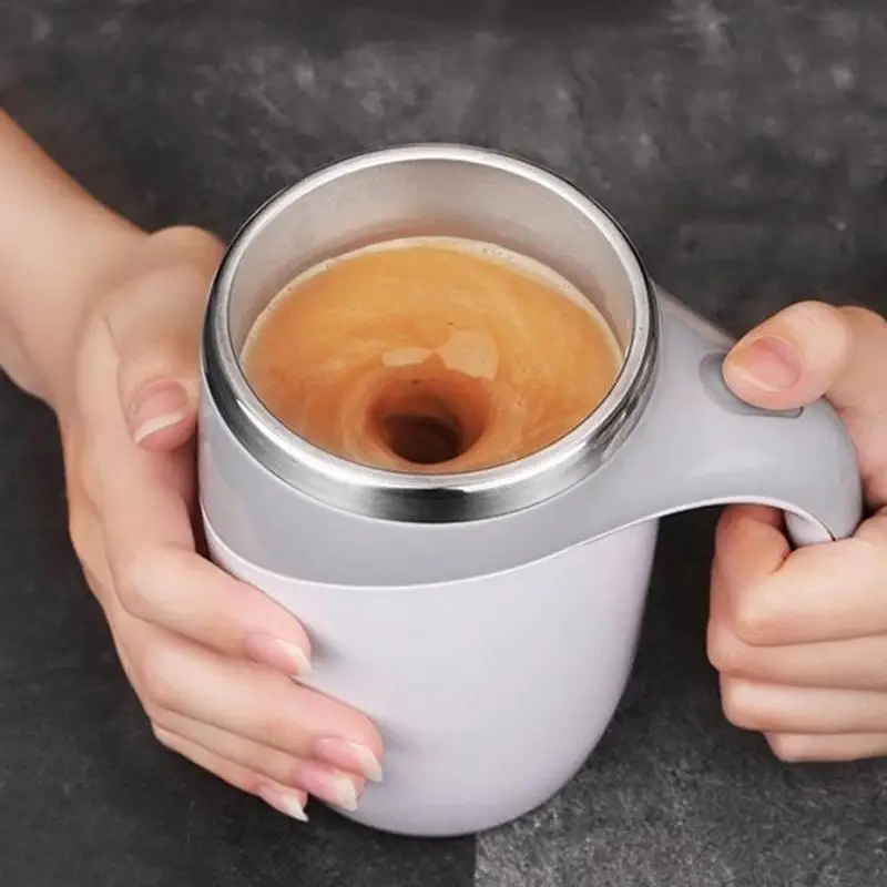 

Автоматическая Магнитная чашка для кофе с перемешиванием Изолированная кофейная чашка из нержавеющей стали креативный электрический умный миксер чашка для смешивания кофе и молока