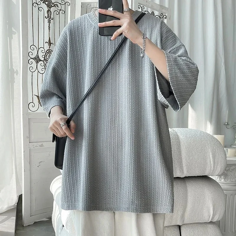 2023 Summer Solid Casual Loose T-Shirts Men'S Top Simple Breathable Ice Silk Pullover Short Sleeve Sport Think Soft
2023 Summer Solid Casual Loose T-Shirts Men'S Top Simple Breathable Ice Silk Pullover Short Sleeve Sport Think Soft