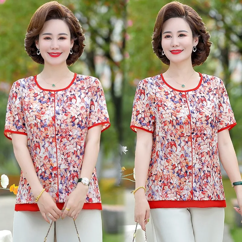 Women Summer Chiffon Blouses Shirts Lady Casual Short Sleeve o-Neck Chiffon Blusas Tops Floral Clothes
Women Summer Chiffon Blouses Shirts Lady Casual Short Sleeve o-Neck Chiffon Blusas Tops Floral Clothes