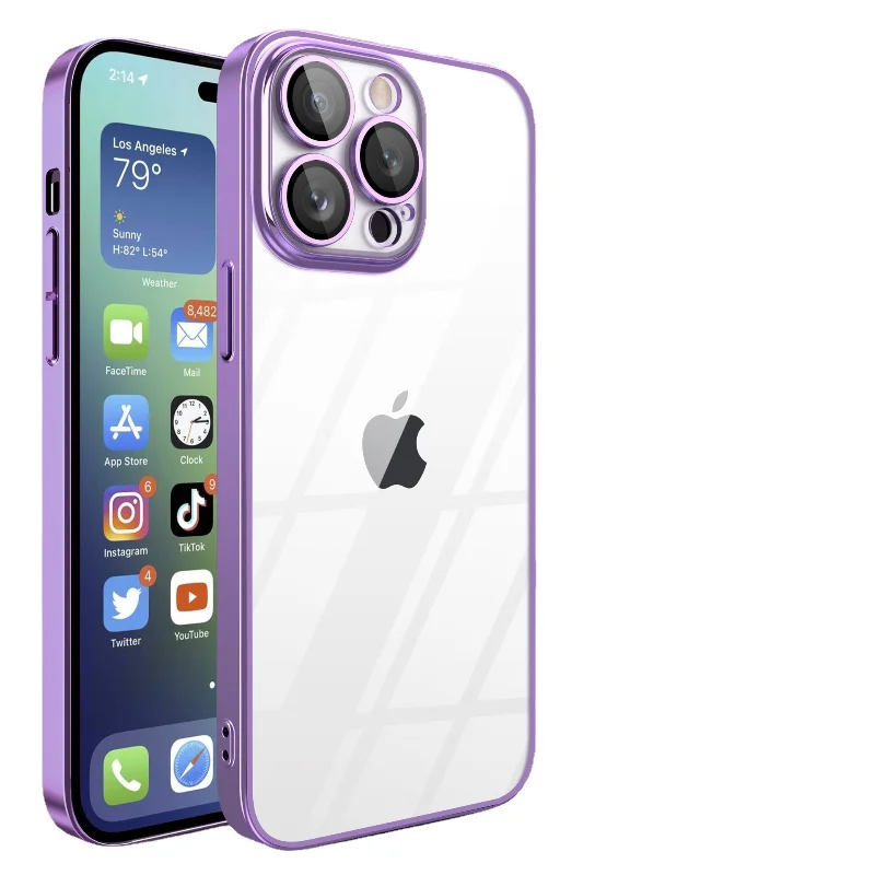 Luxury Iphone 14 Pro case Plating Square Frame Silicone Transparent Case on For iPhone 11 12 13 Pro Max Clear Back Protect Cover
Luxury Iphone 14 Pro case Plating Square Frame Silicone Transparent Case on For iPhone 11 12 13 Pro Max Clear Back Protect Cover