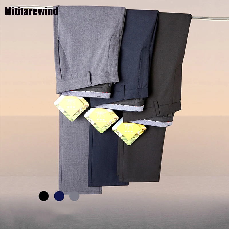 Autumn Winter New Men Pants Business Casual Pants Wool Blend Anti-wrinkle Stretch Slim Straight Trousers Fashion Men's Clothing
Autumn Winter New Men Pants Business Casual Pants Wool Blend Anti-wrinkle Stretch Slim Straight Trousers Fashion Men's Clothing