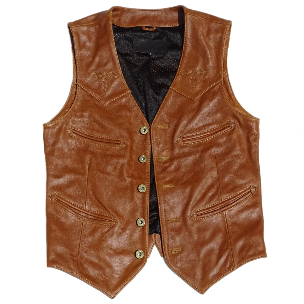 Genuine Leather Cowhide Mans Vest 5XL Plus Size Waistcoat Weskit Vest Coat For Man Real Leather Vest Outerwear Vest Clothing Man
Genuine Leather Cowhide Mans Vest 5XL Plus Size Waistcoat Weskit Vest Coat For Man Real Leather Vest Outerwear Vest Clothing Man