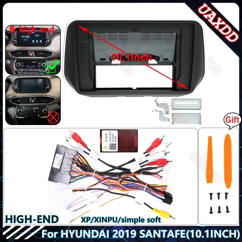 Для HYUNDAI 2019-2021 SANTAFE 10,1 дюймов автомобильный радиоприемник Android стерео аудио экран мультимедийный видеоплеер навигация жгут рамка
Для HYUNDAI 2019-2021 SANTAFE 10,1 дюймов автомобильный радиоприемник Android стерео аудио экран мультимедийный видеоплеер навигация жгут рамка